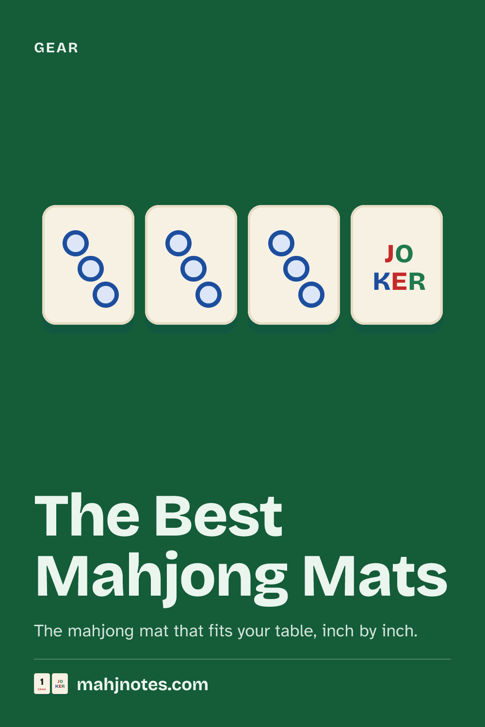 The Best Mahjong Mats: The mahjong mat that fits your table, inch by inch.
